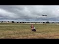 B-25 attack simulation in EAA Airventure on 28/07/2016
