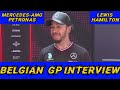 Lewis Hamilton post race Belgian GP interview.