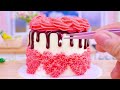 Rainbow Ice Cream🍥Freeze Miniature Rainbow Popsicles Ice Cream Ideas Decorating😍Sweet Baking Recipes