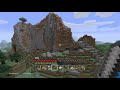 Discovering Two Tall Mountains and a Taiga Village - Minecraft Gameplay #2