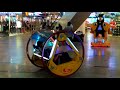 Unusual ride for kids in a shoping mall