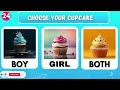 Choose One Button! Girl 💗 Boy 💙 Both 🧡