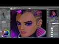 TIMELAPSE | OVERWATCH | SOMBRA | SPEEDPAINT