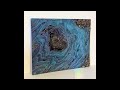 Cavern in the Depth Geode Painting