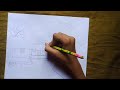 How to draw a landscape with pencil  step by step( very easy)