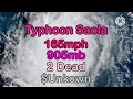 The Track of Typhoon Saola