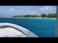 Boat ride in the Marshall Islands