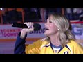 Carrie Underwood sings national anthem before Nashville Predators playoff game