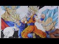 Drawing Goku vs Vegeta | EPIC FIGHT! | TolgArt