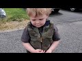 Harrison Searches for Lawnmowers!  Kids and Lawn mowers | Lawnmower Boy #1