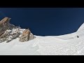On the way to Aiguille du Midi (Meeting skiers) - 2024.02.23