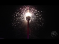 Toronto Pan Am Games Closing Fireworks at CN Tower - Full Length