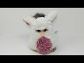 2005 Furby Passion Fruit White Pink on Ebay with Broken Foot