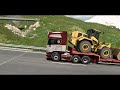 Heavy Transport Through Scenic Mountain Roads of Switzerland | #ets2 1.50