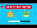 Guess the MOVIE by Emoji Quiz! 🎬 (51 Movies Emoji Puzzles) 🍿 #guessthemovie #guess