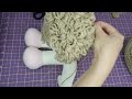 Como fazer Cabelo de Lã para bonecas de pano , Passo à passo