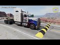 Cars vs Massive Speed Bumps # 125 – BeamNG JO Games