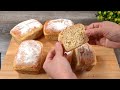 Quick bread recipe! Bread in 5 minutes! Nobody knows this secret of my mother-in-law!
