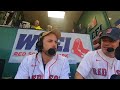 Matt Damon and Casey Affleck visit the WEEI Red Sox Radio booth
