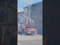 Vigili del Fuoco impegnati per incendio abitazione.