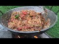 Cooking Banana Flower Blossom Recipe by My Mom ❤ Village Life