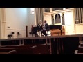 Ian Morin Junior recital at Stetson University Part III--konzerstuck for Bassoon and Orchestra