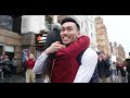 Guy Joins In With Own Proposal Flash Mob - His Freestyle is INCREDIBLE!