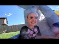 Unboxing Costco's Happy Hop Shark Cave Water Slide