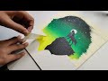 Silhouette art | trending | acrylic painting | pallet knife | MY creation