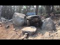 TJs wiggle thru the boulders