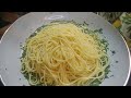 Dinner for One or Two | Easy PASTA with OLIVE OIL and GARLIC (AGLIO E OLIO) | Eat in 15-Minutes