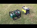 30 year old Coleman Powermate 2250 & a new Ryobi 2300 generator