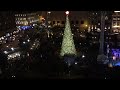 SF Union square holiday lights