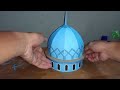 DIY_miniatur kubah masjid minimalis #miniatur masjid 2 lantai