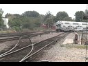 Trains at Fullerton Train Station