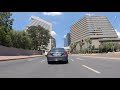 Driving in Sandton, Johannesburg.