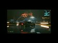 Cyberpunk 2077 gameplay under rainy night . sorry couldnt record 60fps.