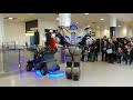Titan the Robot comes to Gatwick Airport FULL SHOW HD 2017