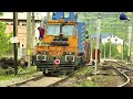 Tren CFR Infrastructură cu Mecanici Super de Treabă în Gara Năsăud - 25 Aprilie 2024