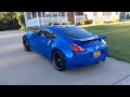 My Nissan 370z Monterey blue overview