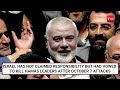 Hamas Leadership Showdown: Insider Spills Top Names Set To Replace Haniyeh Ahead of War With Israel
