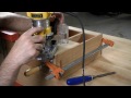 Router Jig for Perfect Hinge Mortises