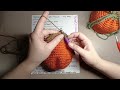 Halloween Pumpkin Drawstring Pouch - Free Crochet Pattern - Cute Fall Autumn Bag Handmade Gift