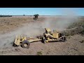 D12 Super Bulldozer Blade Plowing 4K(Central QLD)