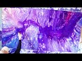 Large Fluid Abstract Painting / Blue Moment / Acrylic Painting