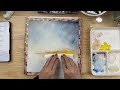 ATMOSPHERIC LANDSCAPE in Watercolors - Experimental Painting Demo 🎨