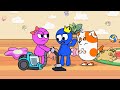 RAINBOW FRIENDS, But BLUE is ANGRY because HOO DOO BROKE his toy?! | Hoo Doo Rainbow Animation