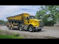BUSY QUARRY TRAFFIC - TRUCKSPOTTING #58 in Montreal Canada - June 2024