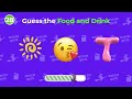 Guess the Food and Drink by Emoji Quiz Challenge  | Witch Quiz
