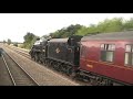 70013 Oliver Cromwell and Black 5 44932 'The Scarborough Spa Express' 30.08.11.wmv